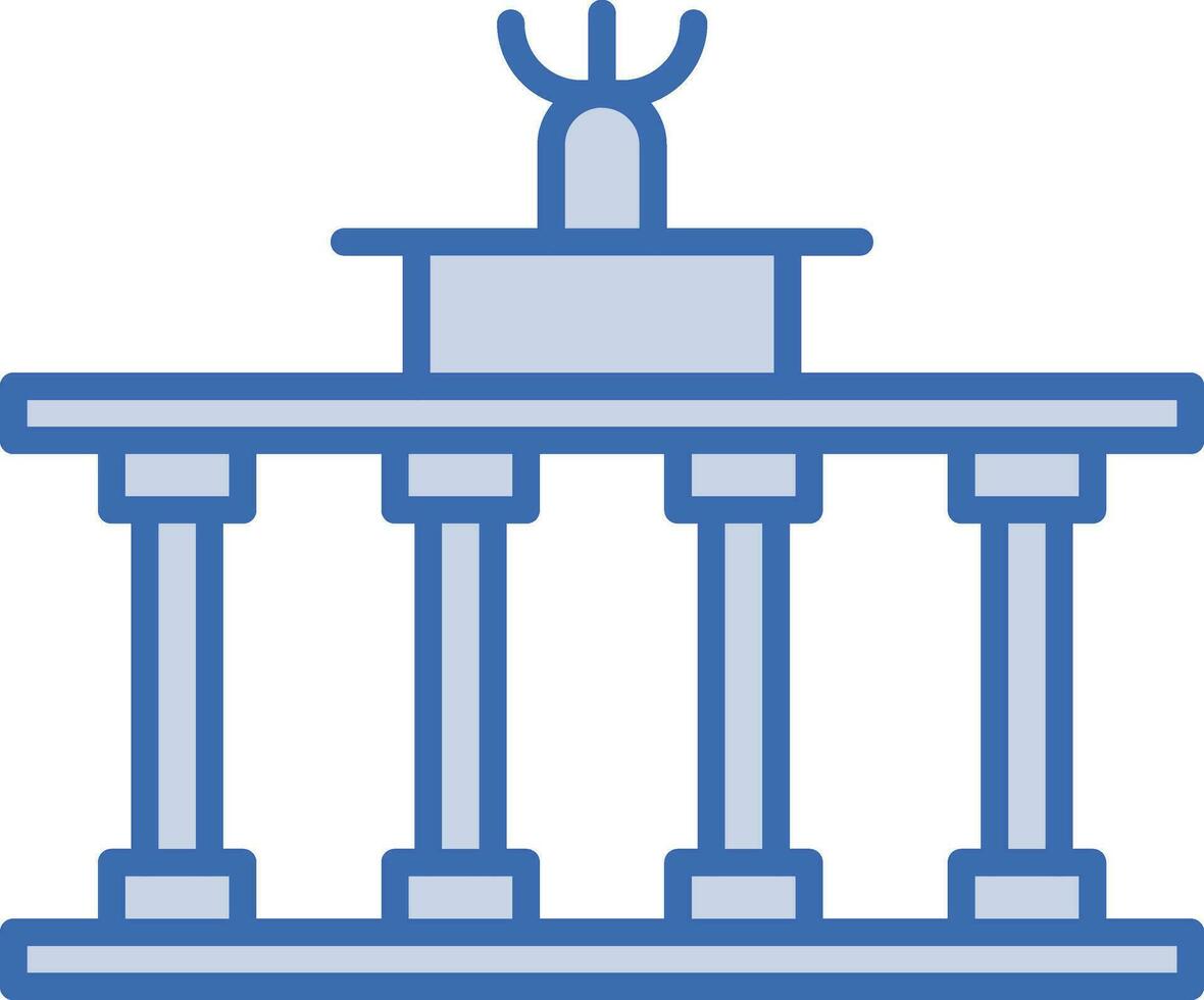 Brandenburg Gate Vector Icon