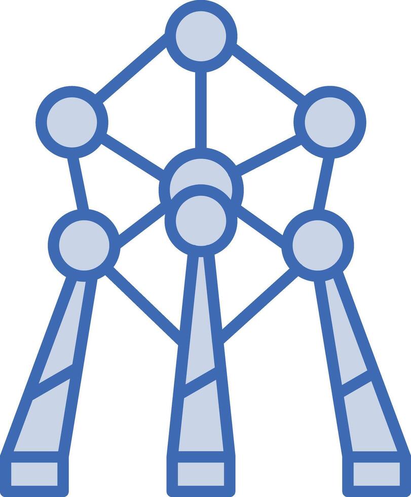 Atomium Vector Icon