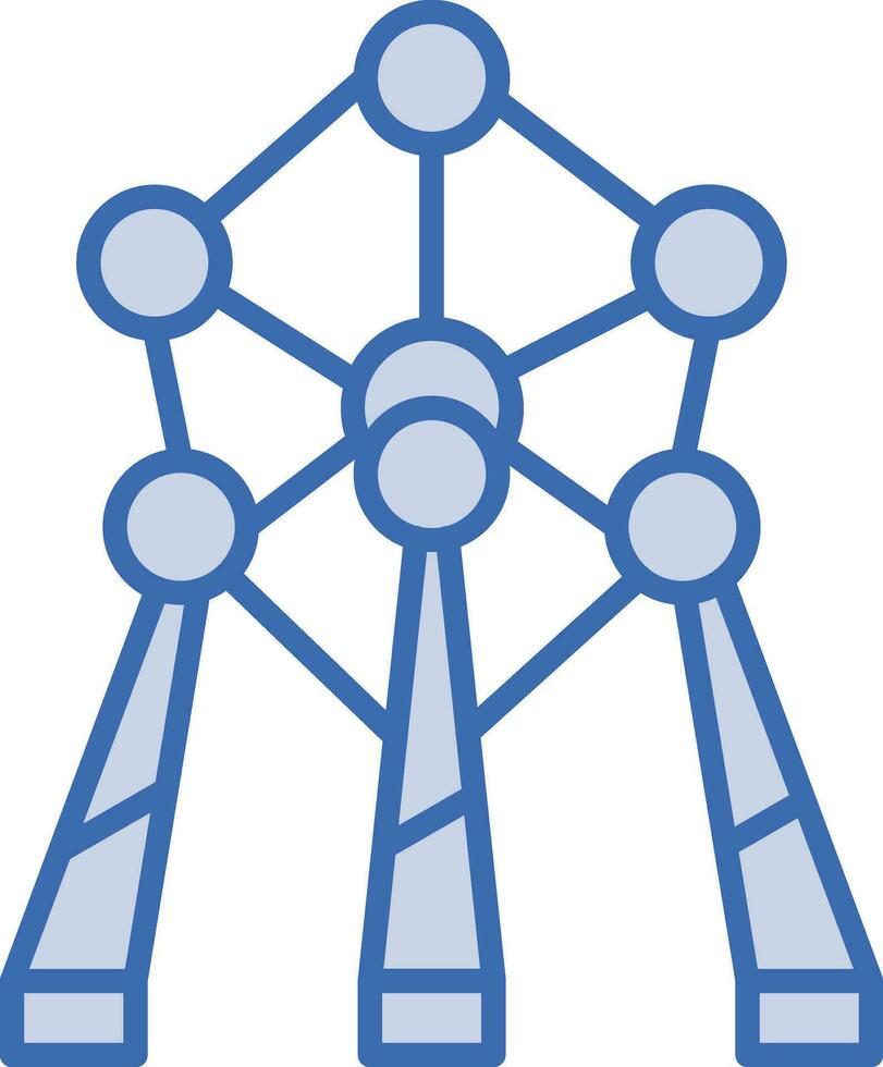 atomium vector icono