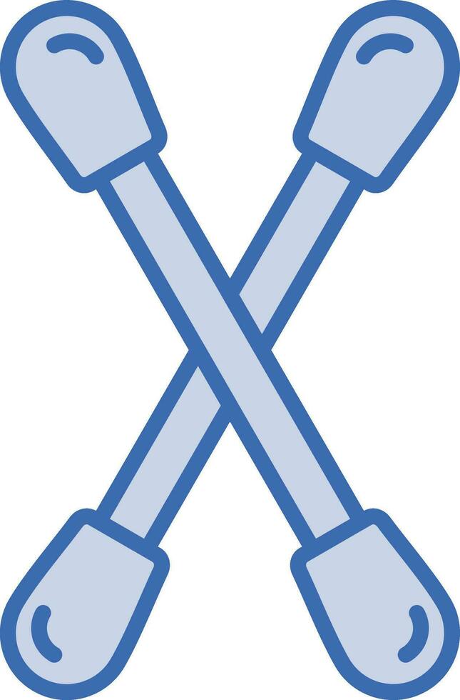 Cotton Swabs Vector Icon