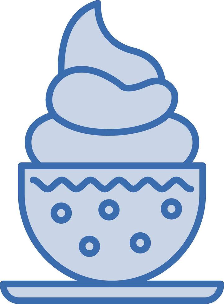 Ice Cream Cup Vector Icon