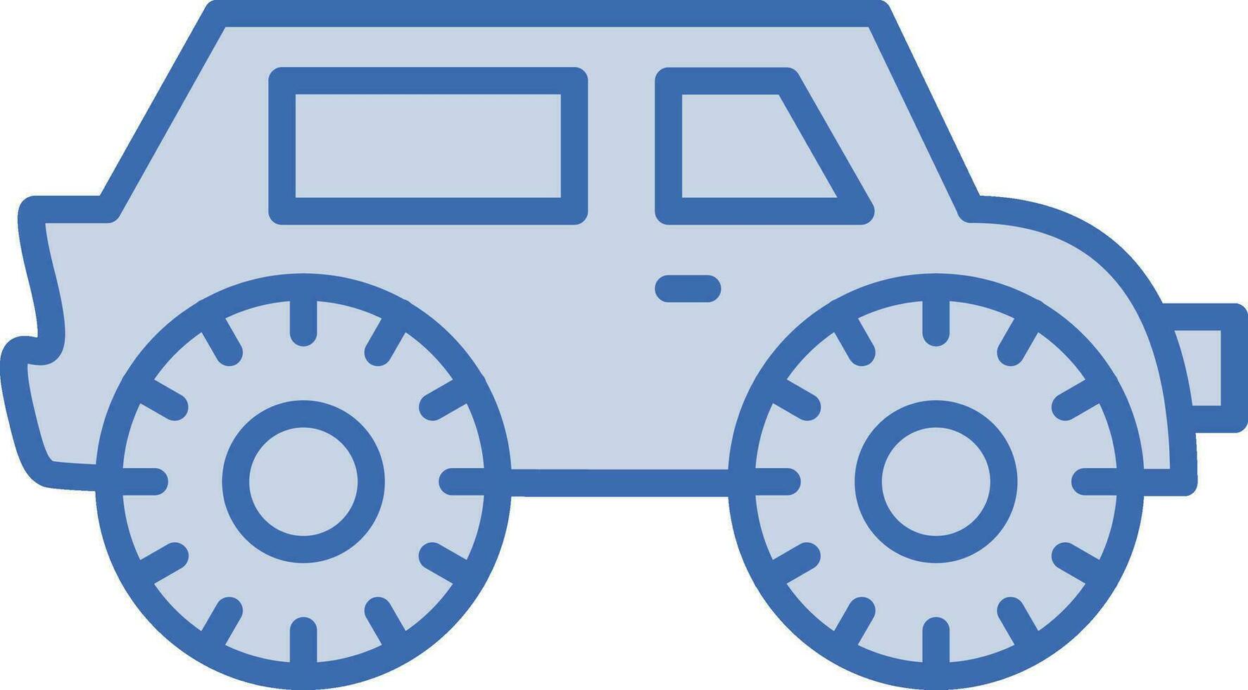 Bigfoot Car Vector Icon