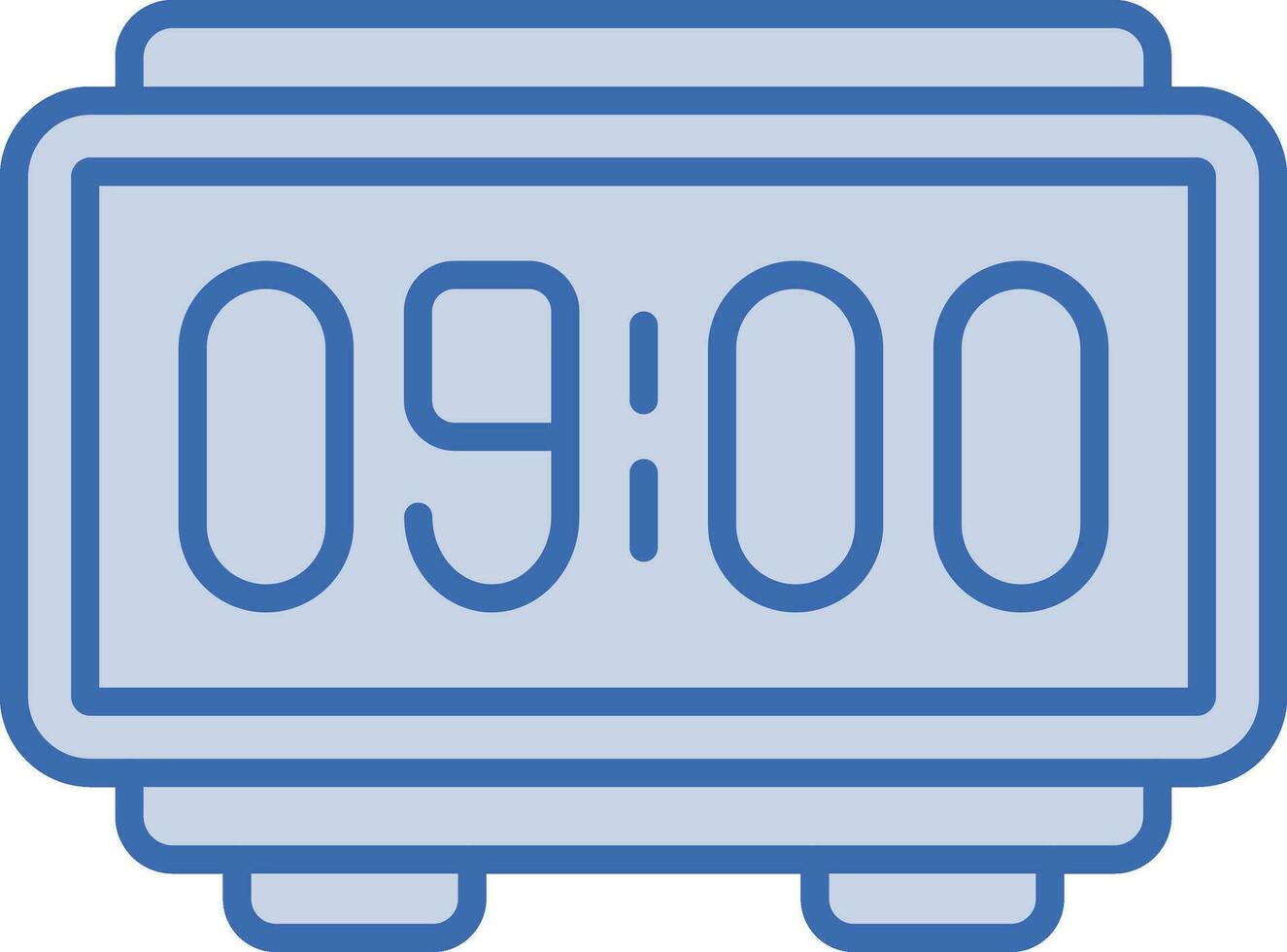 Digital Clock Vector Icon