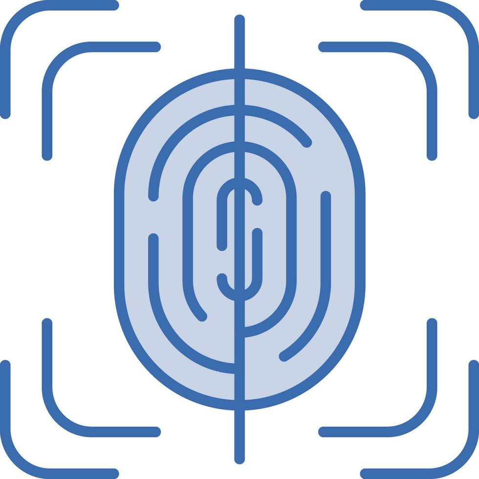 Fingerprint Scan Vector Icon