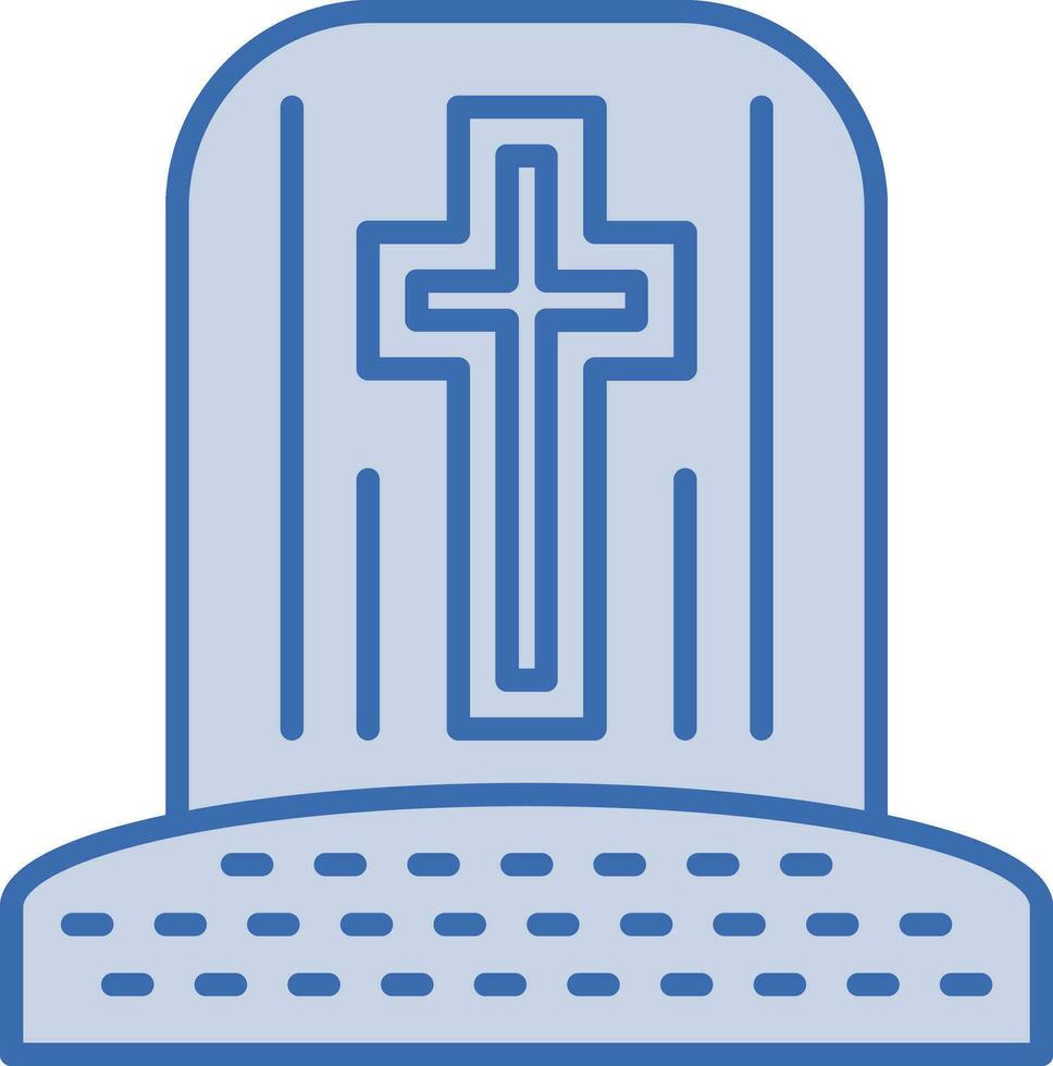 icono de vector de cementerio