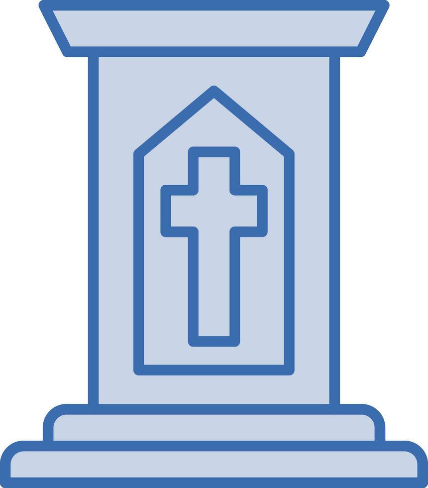 icono de vector de púlpito