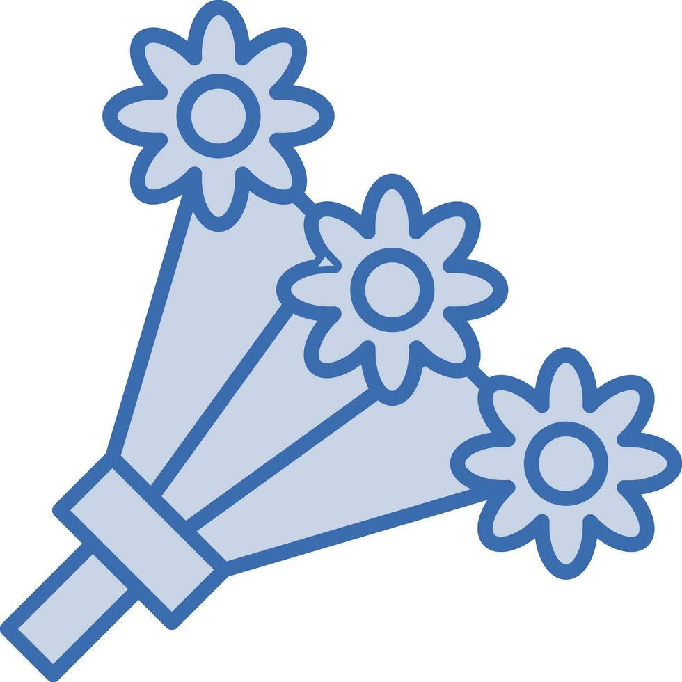 Flower Bouquet Vector Icon