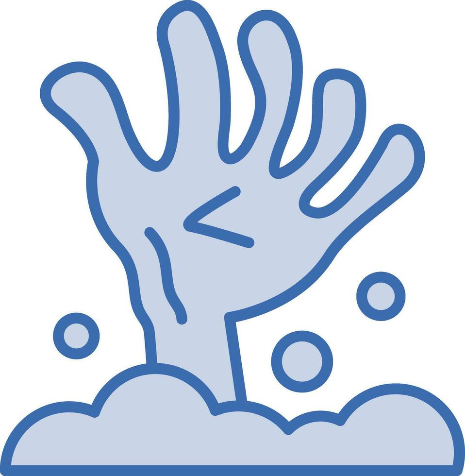 Scary Hand Vector Icon