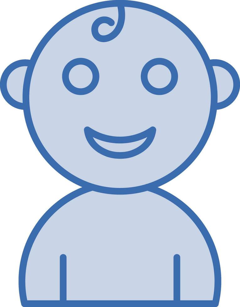 Baby Smile Vector Icon