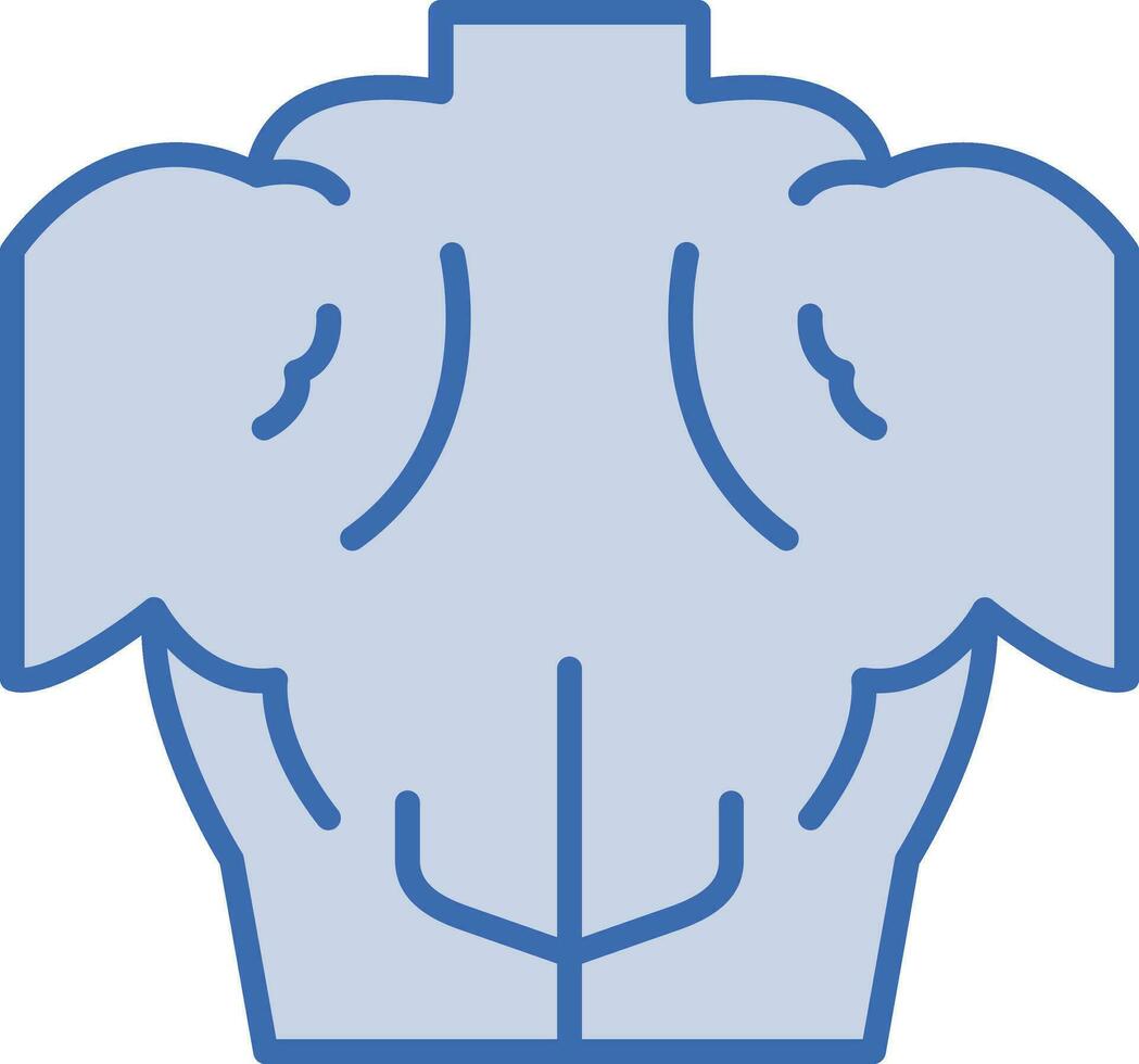 Back Muscle Vector Icon