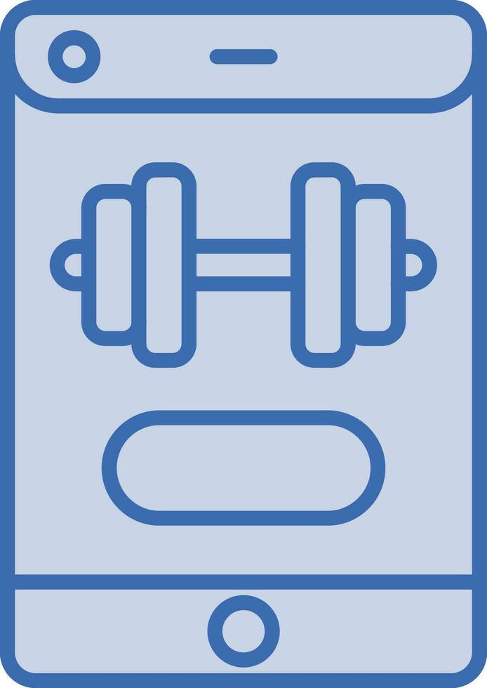 Gym App Vector Icon