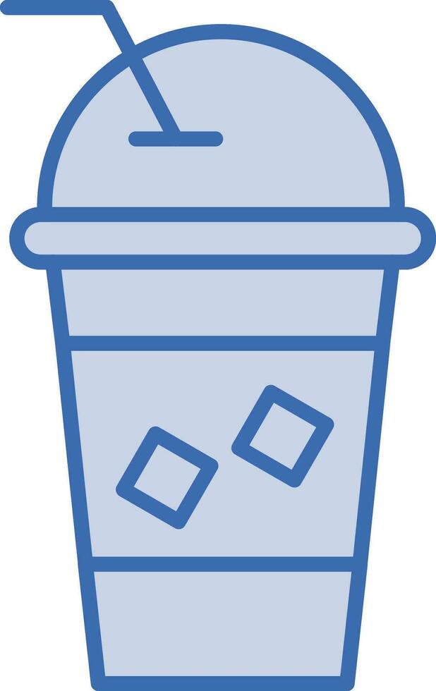 Iced Coffee Vector Icon