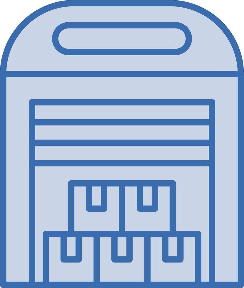 Data Warehouse Vector Icon