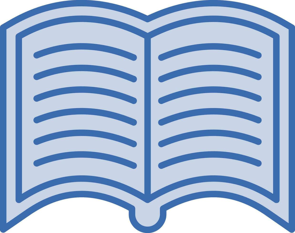 Open Book Vector Icon