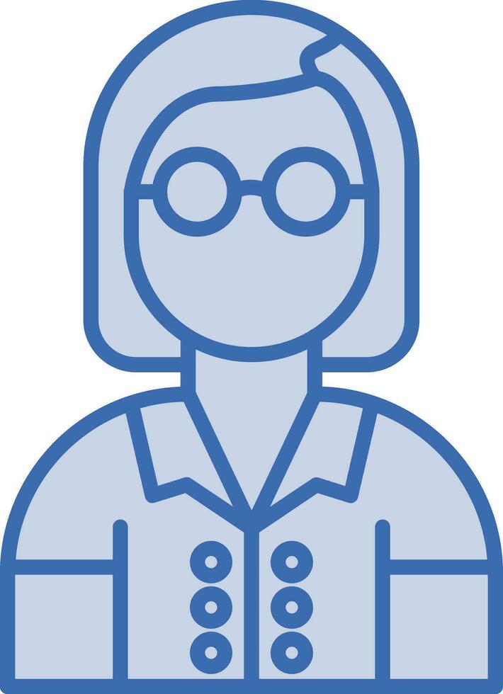 Female Professor Vector Icon