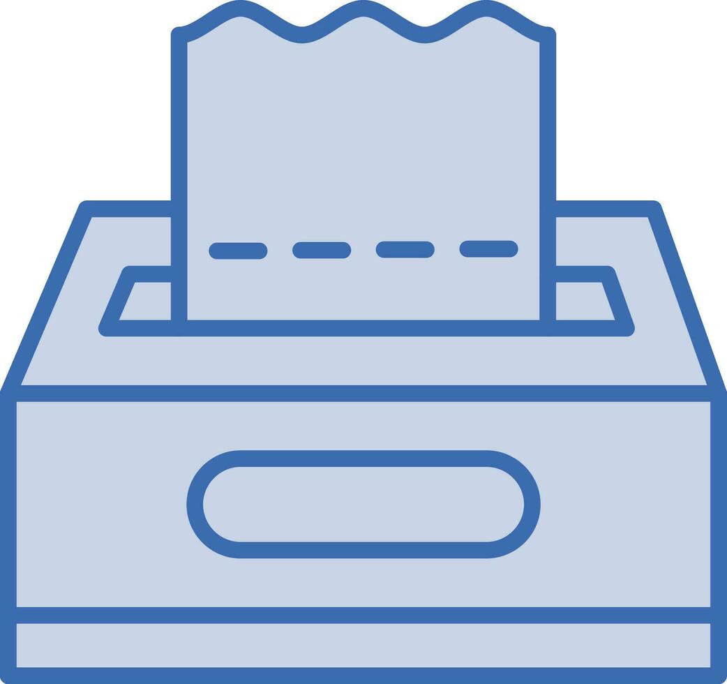 Tissue Box Vector Icon