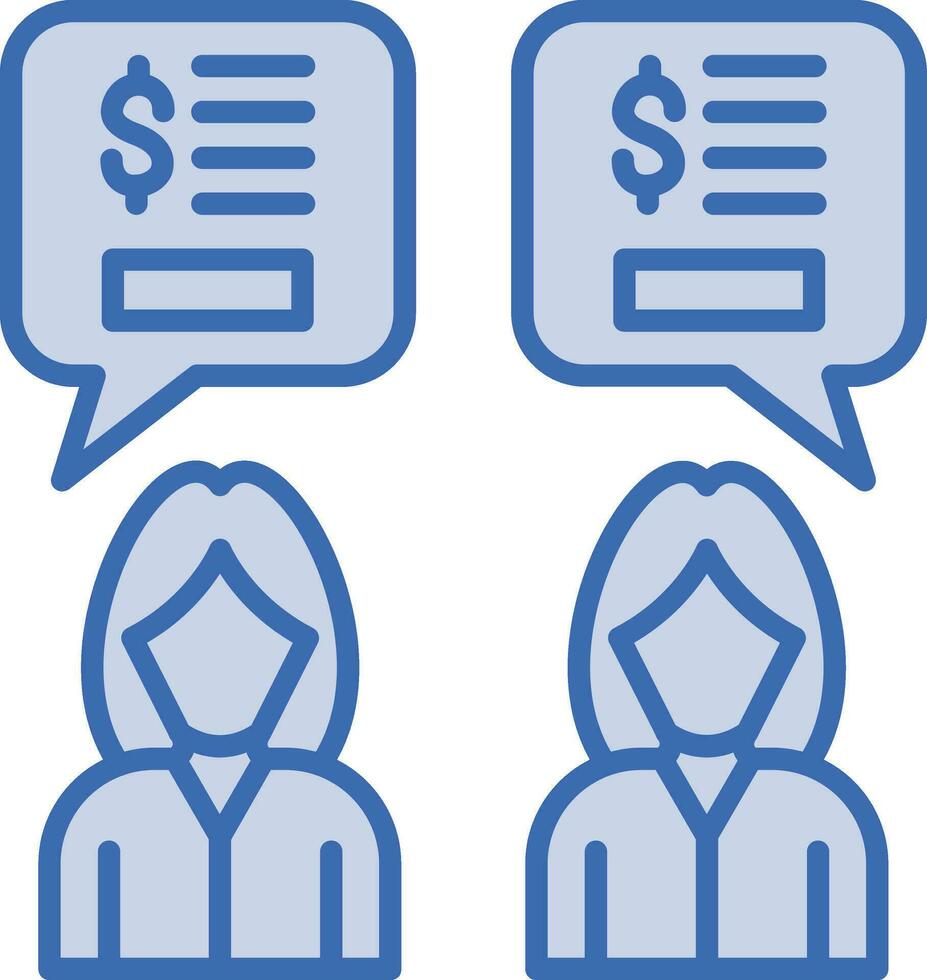 Budget Discussion Vector Icon