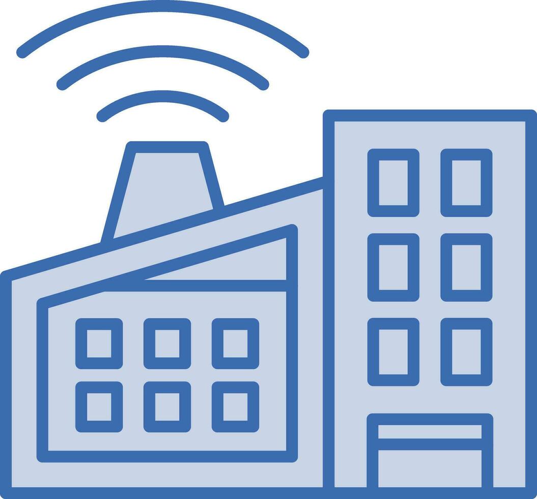 Smart Factory Vector Icon