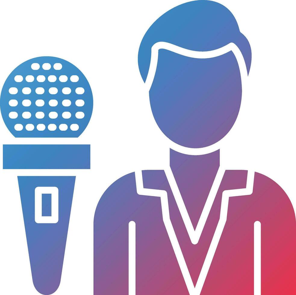 Presenter Male Vector Icon