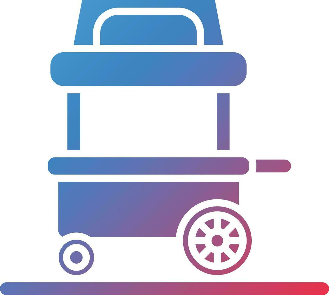 Food Cart Vector Icon