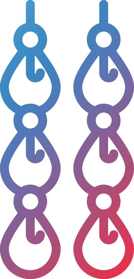 Fish Stringer Vector Icon