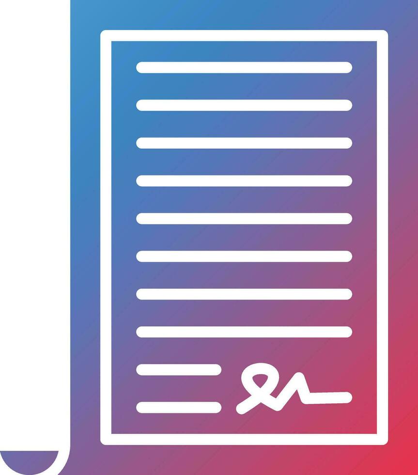 Agreement Vector Icon