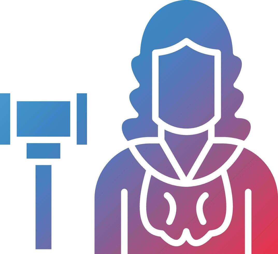 Judge Male Vector Icon