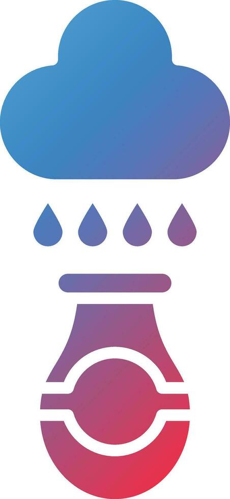 Collecting Water Vector Icon