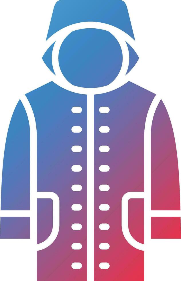 lluvia chaqueta vector icono