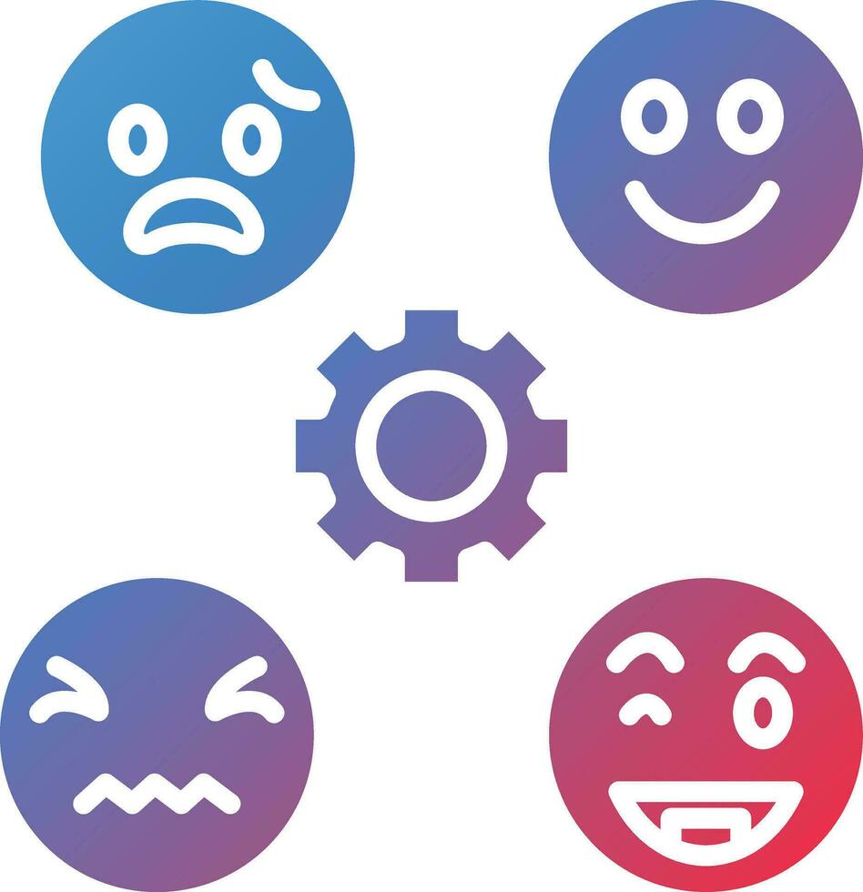 Perceiving Emotions Vector Icon
