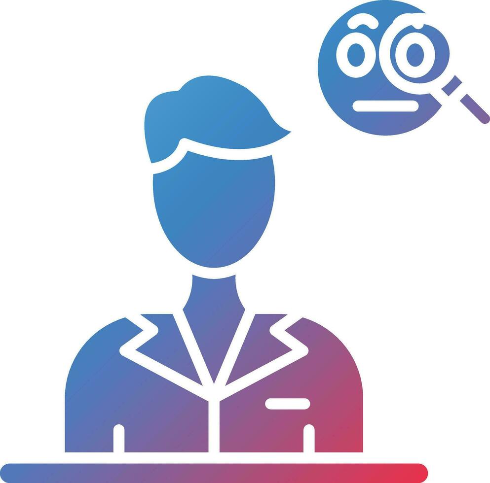 Suspicious Vector Icon