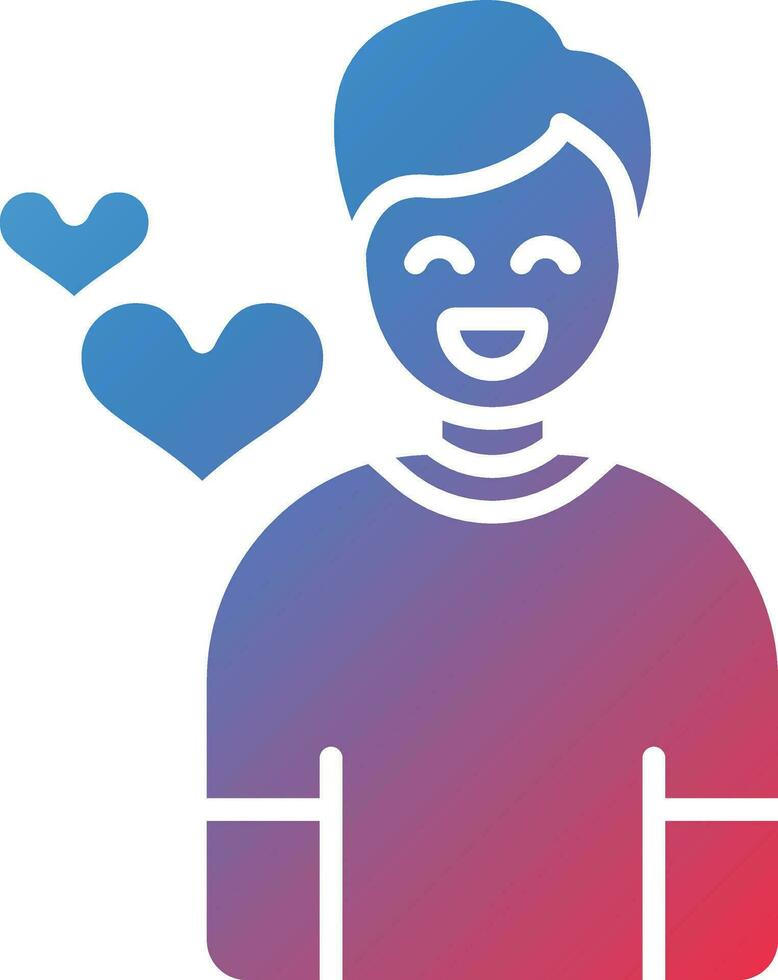 Happy Man Vector Icon