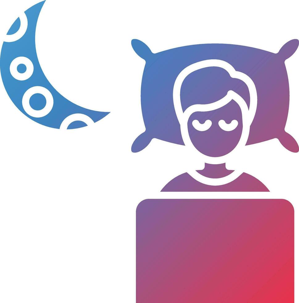 Sleeping Vector Icon