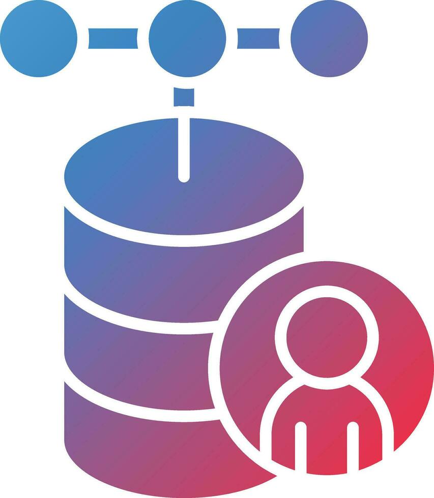 Client Database Vector Icon