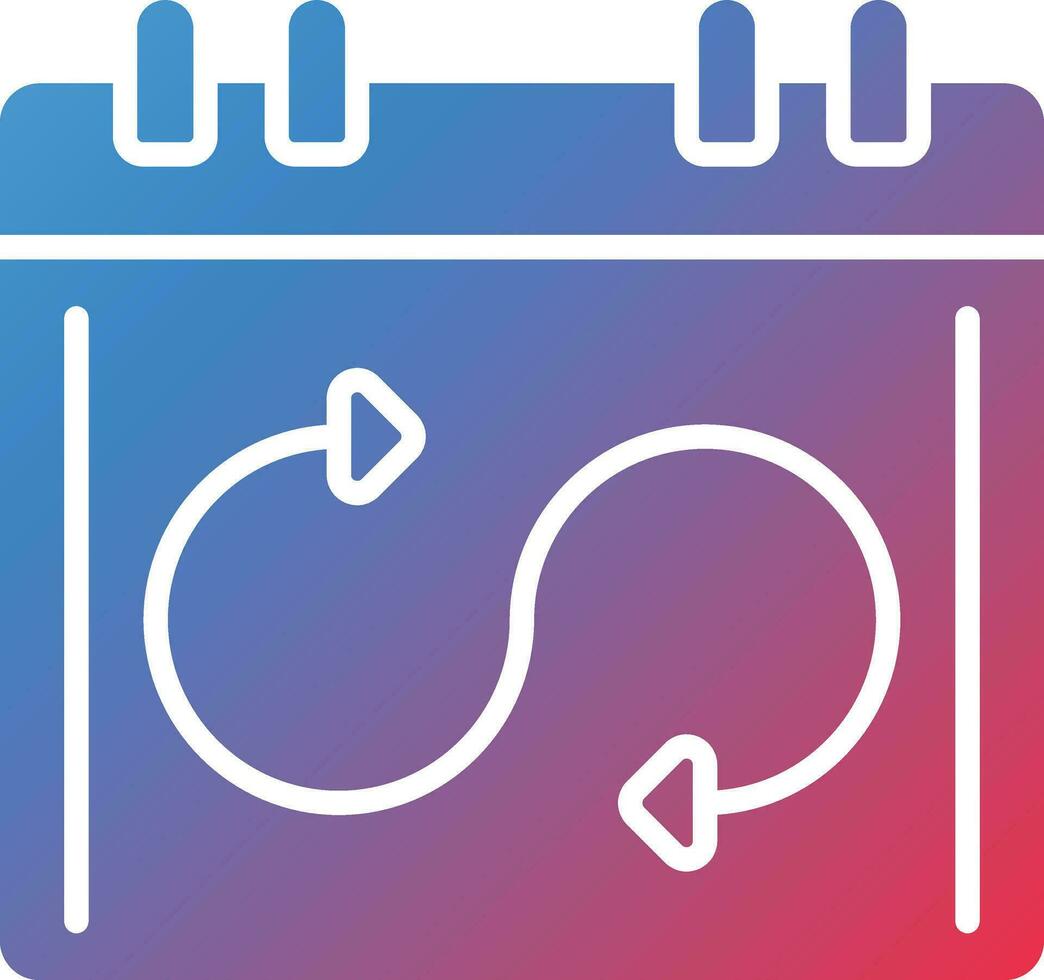 Flexible Schedule Vector Icon