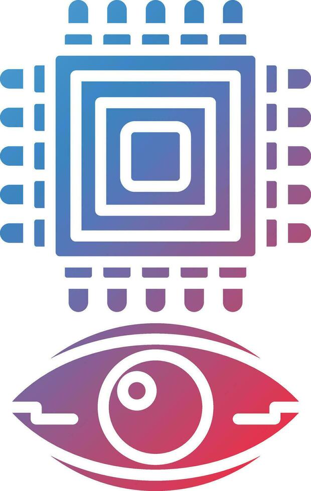 Eye Augmentation Vector Icon