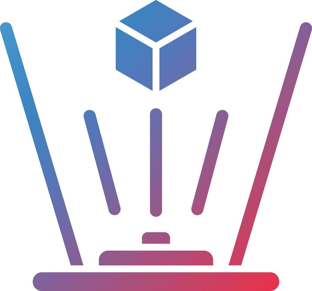 Hologram Vector Icon