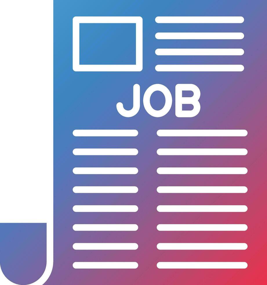 Job Ad Vector Icon
