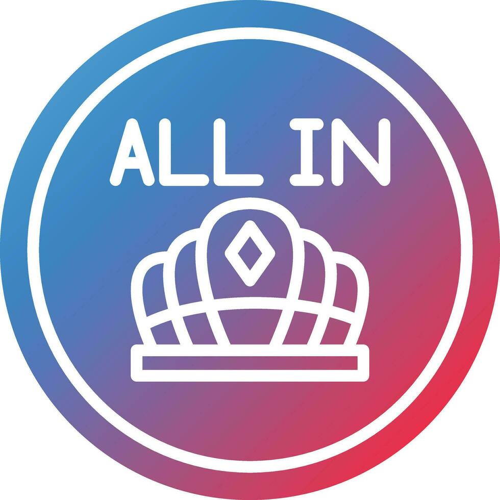All Inclusive Vector Icon
