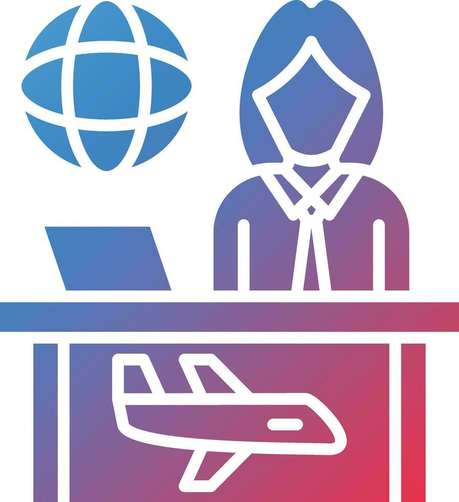 Travel Assistance Vector Icon