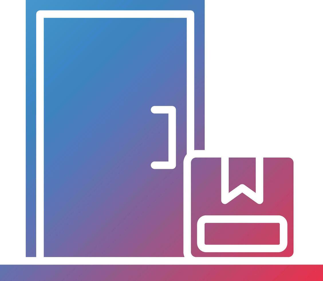 Delivery On Doorstep Vector Icon