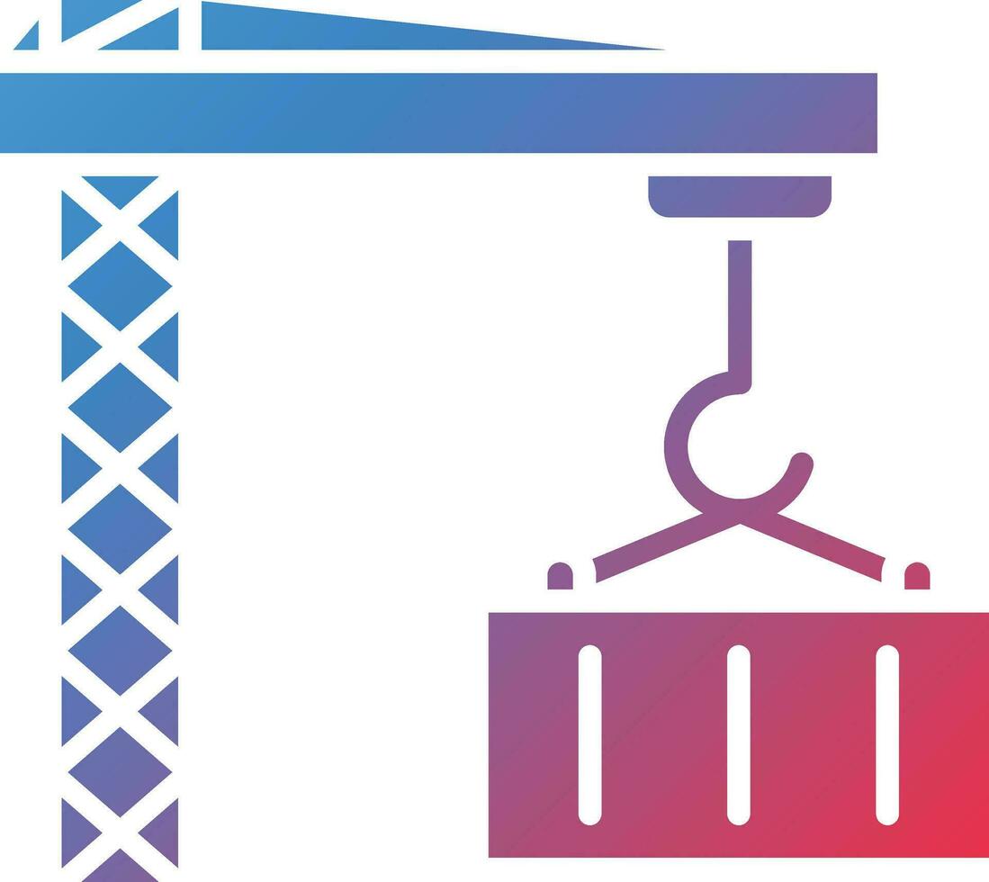 Container Crane Vector Icon