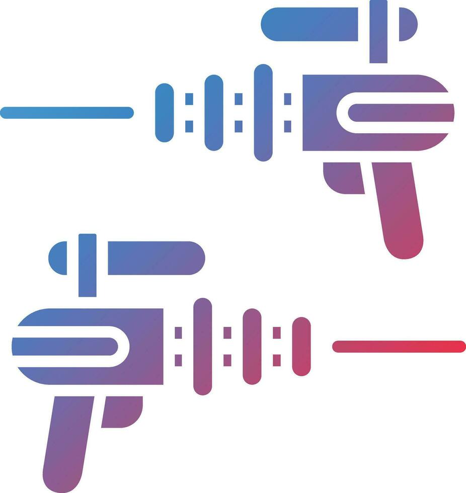 Laser Battle Vector Icon