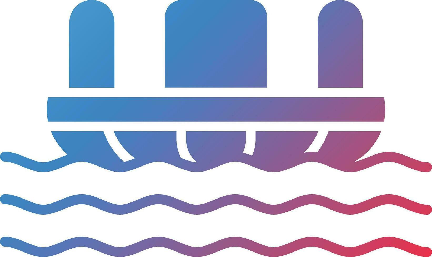 River Rapids Vector Icon