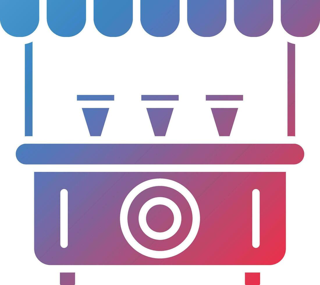Drinks Stall Vector Icon