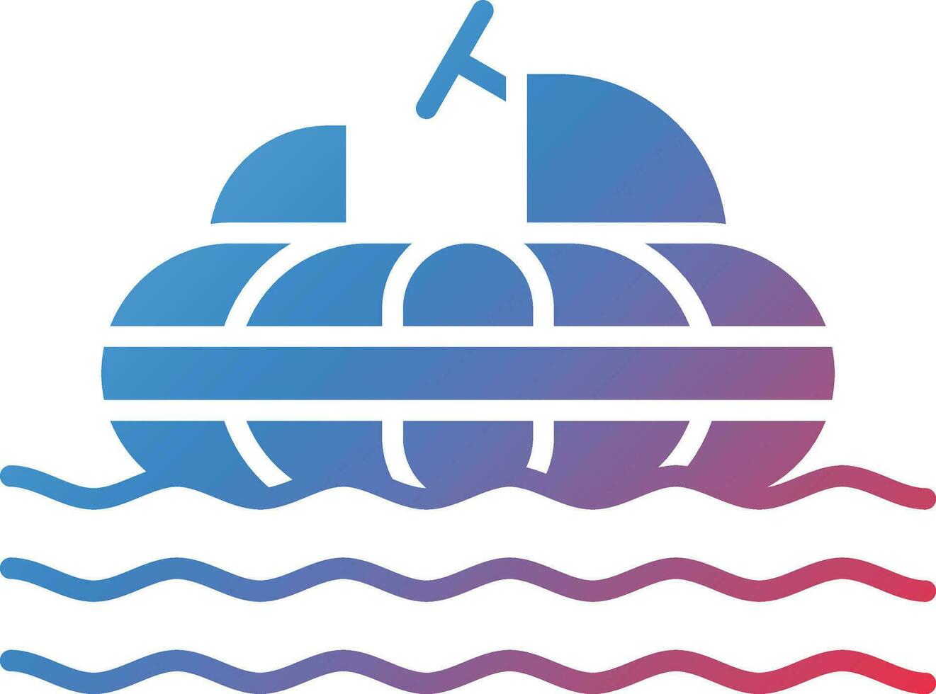 Bumper Boats Vector Icon