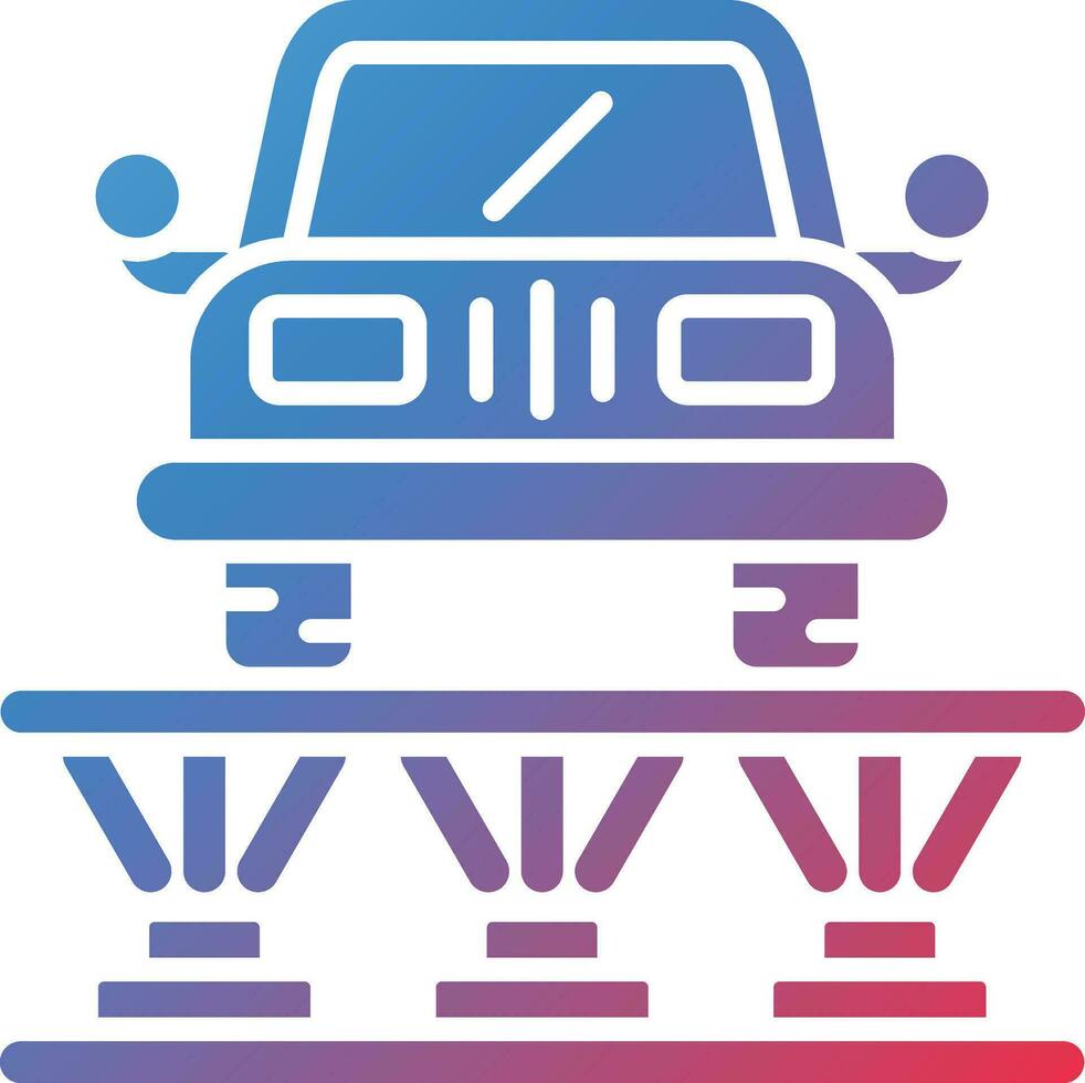 Undercarriage Flush Vector Icon