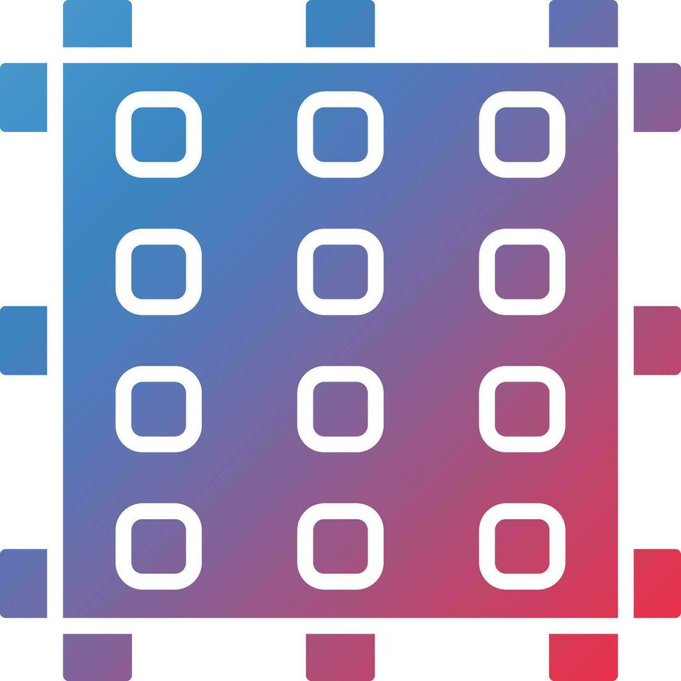 Foam Tiles Vector Icon