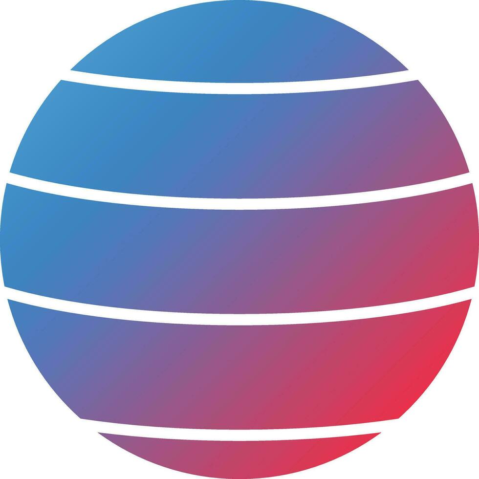 Yoga Ball Vector Icon