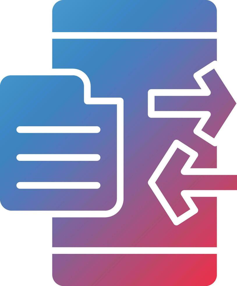 Data Transfer Vector Icon